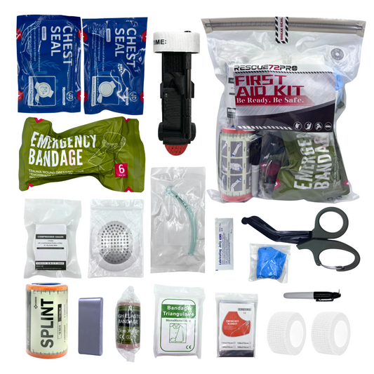Ifak Trauma Kit, Combat Survival Gear Medical Pack for Camping Car Hiking Travel Military，Tactical First Aid Supplies