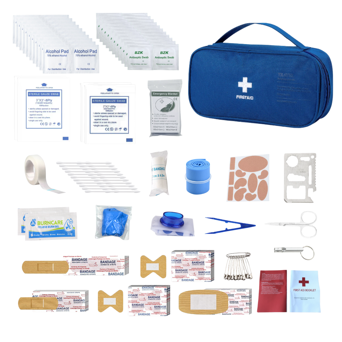First Aid Kits Poatable Large Size Emergency Medical Rescue Trauma Bag Outdoors Family School Car Survival