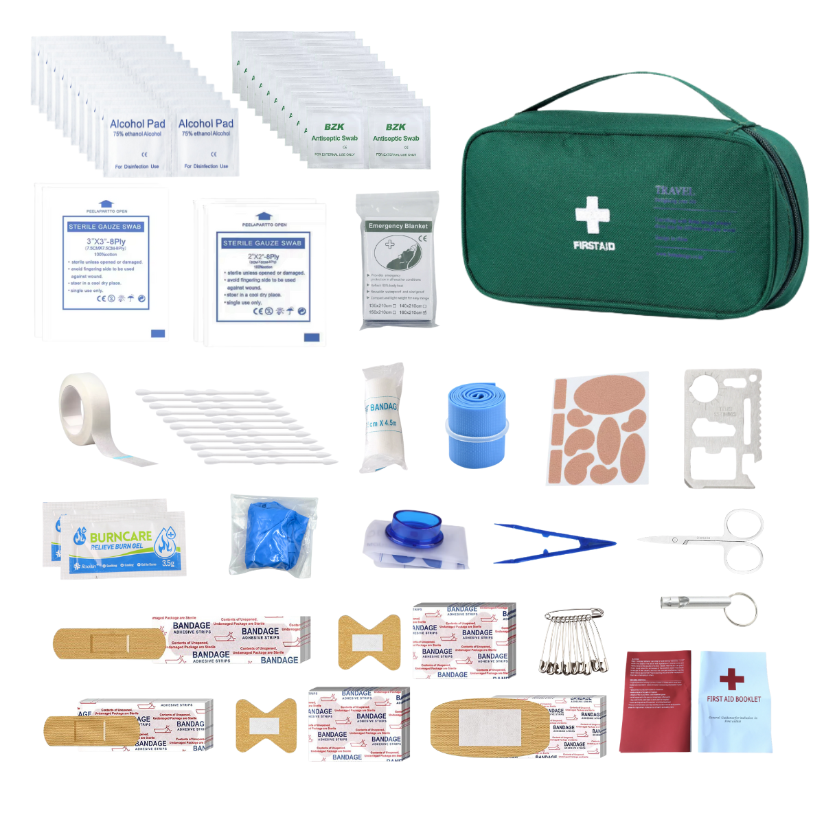 First Aid Kits Poatable Large Size Emergency Medical Rescue Trauma Bag Outdoors Family School Car Survival